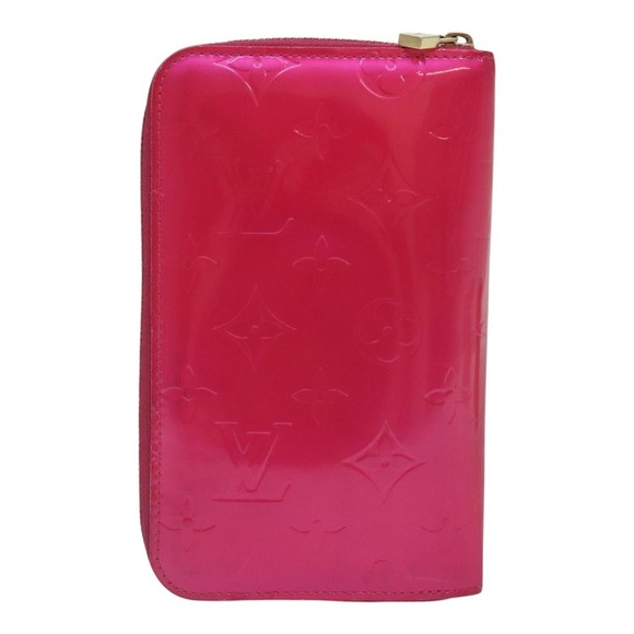 LOUIS VUITTON Monogram Vernis Eldridge Wallet Fuchsia Pink M91240 LV Auth 93651 - Picture 13 of 16